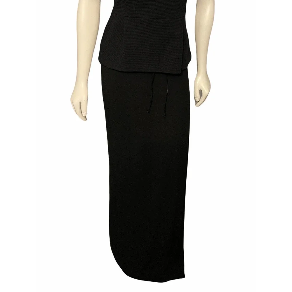 Lida‎ Baday black maxi skirt M